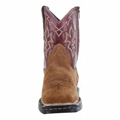 Roper NRS Exclusive Toddler Suede Vamp Red Shaft Cowboy Boots -Justin Boots Store 09 017 0199 0001 5