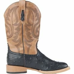 Roper Footwear Kid's Black Ostrich Print Cowboy Boots 11 Roper Footwear Kid's Black Ostrich Print Cowboy Boots -Justin Boots Store 09 018 1900 0050 7