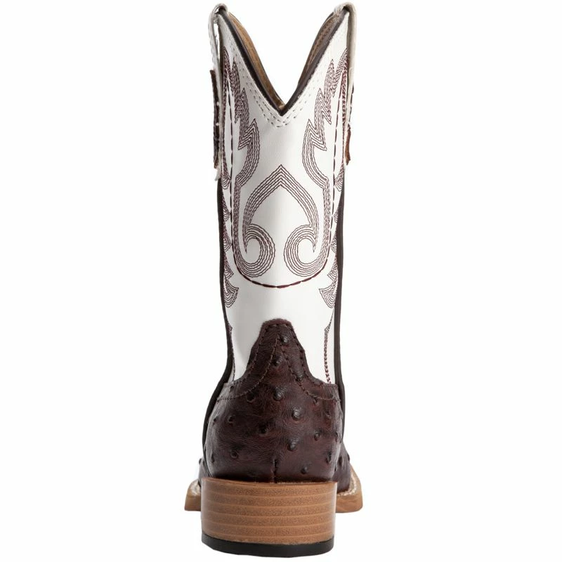 Roper Kid's Brown Ostrich Print Cowboy Boots 6 Roper Kid's Brown Ostrich Print Cowboy Boots - Image 4