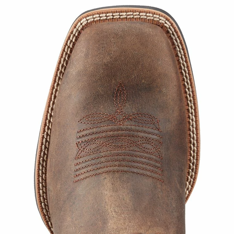 Ariat Men's Sport Distressed Brown Cowboy Boots 7 Ariat Men's Sport Distressed Brown Cowboy Boots - Image 5