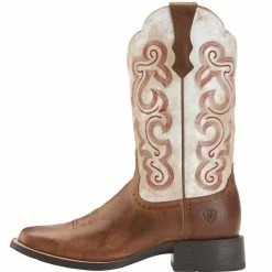 Ariat Women's Quickdraw Sandstorm Cowgirl Boots 10 Ariat Women's Quickdraw Sandstorm Cowgirl Boots -Justin Boots Store 10015318 3