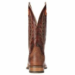 Ariat Mens Branding Pen Tobacco 13in Maroon Top Cowboy Boots -Justin Boots Store 10023128 2