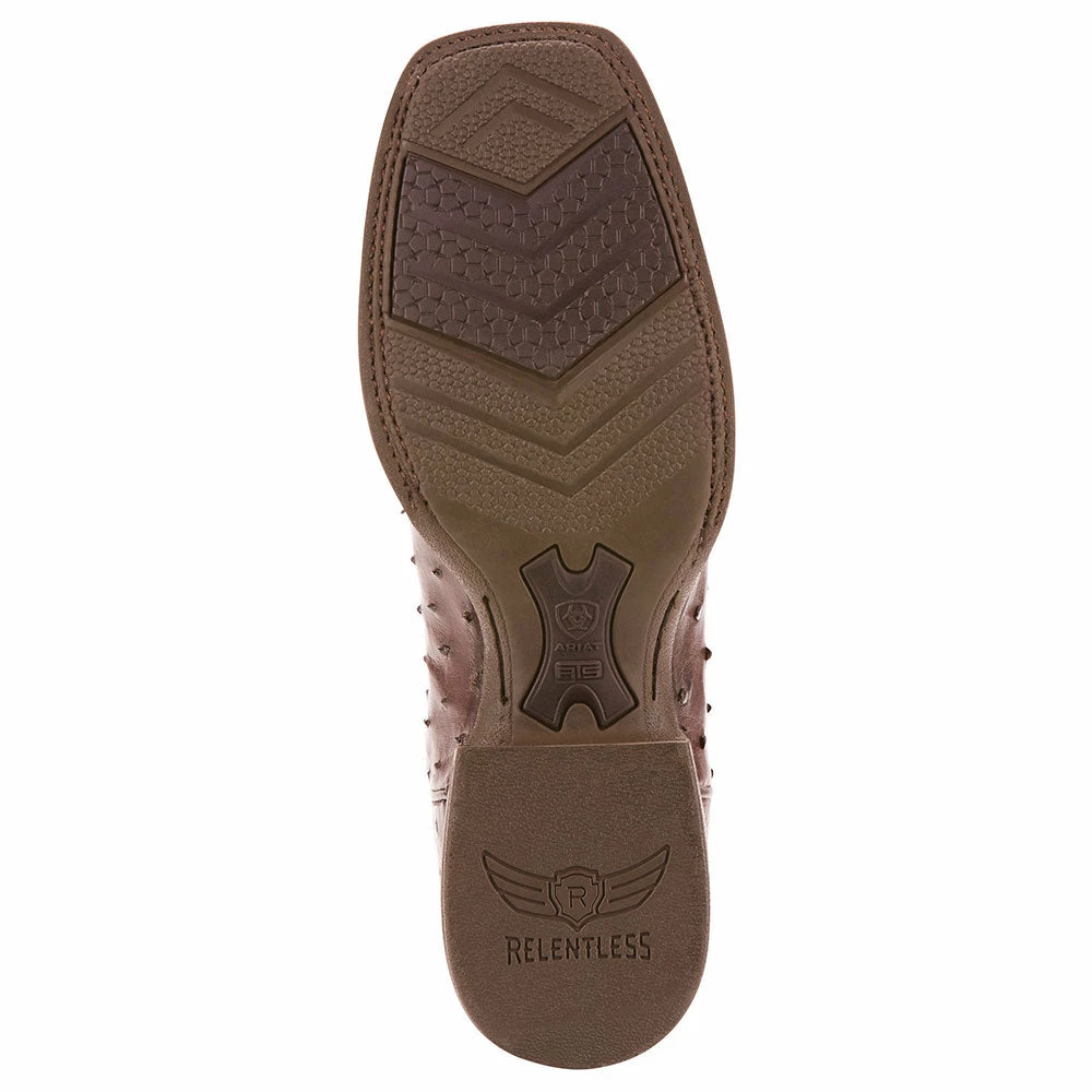 Relentless By Ariat Men's Ariat Relentless Tobacco Full Quill Ostrich 13in. Cowboy Boots 6 Relentless By Ariat Men's Ariat Relentless Tobacco Full Quill Ostrich 13in. Cowboy Boots - Image 4
