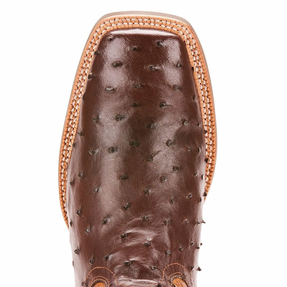 Relentless By Ariat Men's Ariat Relentless Tobacco Full Quill Ostrich 13in. Cowboy Boots 7 Relentless By Ariat Men's Ariat Relentless Tobacco Full Quill Ostrich 13in. Cowboy Boots - Image 5