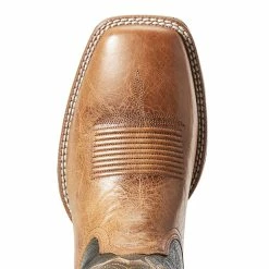 Ariat Men's Barton Ultra Rustic Bark 13in. Brooklyn Brown Top Square Toe Cowboy Boots 11 Ariat Men's Barton Ultra Rustic Bark 13in. Brooklyn Brown Top Square Toe Cowboy Boots -Justin Boots Store 10029770 3