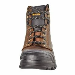 Ariat Men`s Treadfast Distressed Brown 6` Soft Toe Lace Up Work Boots -Justin Boots Store 10034671 2