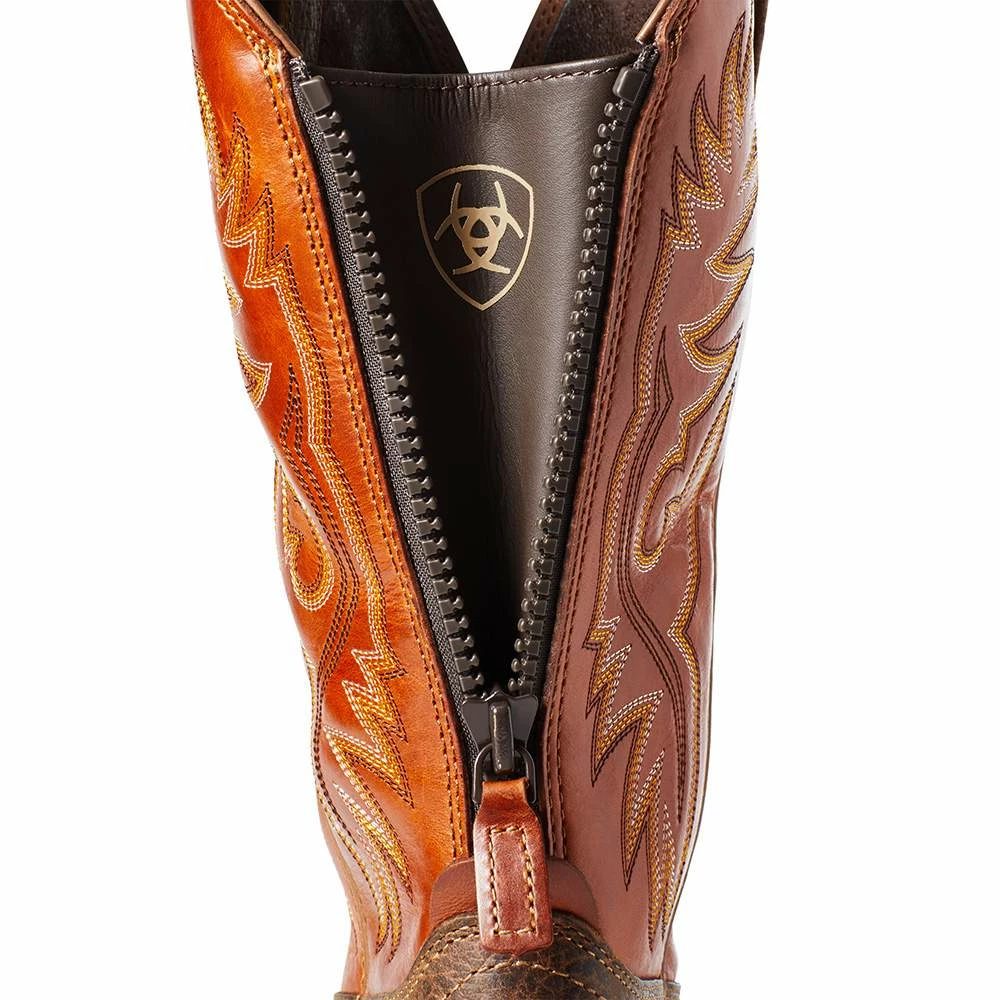 Ariat Men's Hybrid Big Boy Earth 13in. Orange Top Square Toe Boots 6 Ariat Men's Hybrid Big Boy Earth 13in. Orange Top Square Toe Boots - Image 4