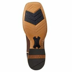 Ariat Men`s Cow Camp Better Brown 11in. Cool Blue Top Square Toe Cowboy Boots -Justin Boots Store 10040273 4