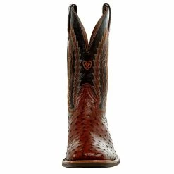 Ariat Men`s Quantum Primo Antique Tobac FQ Ostrich 11in. Thunder Brown Top Square Toe Boots 10 Ariat Men`s Quantum Primo Antique Tobac FQ Ostrich 11in. Thunder Brown Top Square Toe Boots -Justin Boots Store 10040304 21