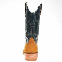 Rios Of Mercedes Men's Rios Of Mercedes Rust Crazy Horse 13in. Green Velvet Kidskin Top Boots 10 Rios Of Mercedes Men's Rios Of Mercedes Rust Crazy Horse 13in. Green Velvet Kidskin Top Boots -Justin Boots Store 106139 3