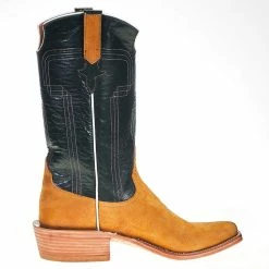 Rios Of Mercedes Men's Rios Of Mercedes Rust Crazy Horse 13in. Green Velvet Kidskin Top Boots 11 Rios Of Mercedes Men's Rios Of Mercedes Rust Crazy Horse 13in. Green Velvet Kidskin Top Boots -Justin Boots Store 106139 4