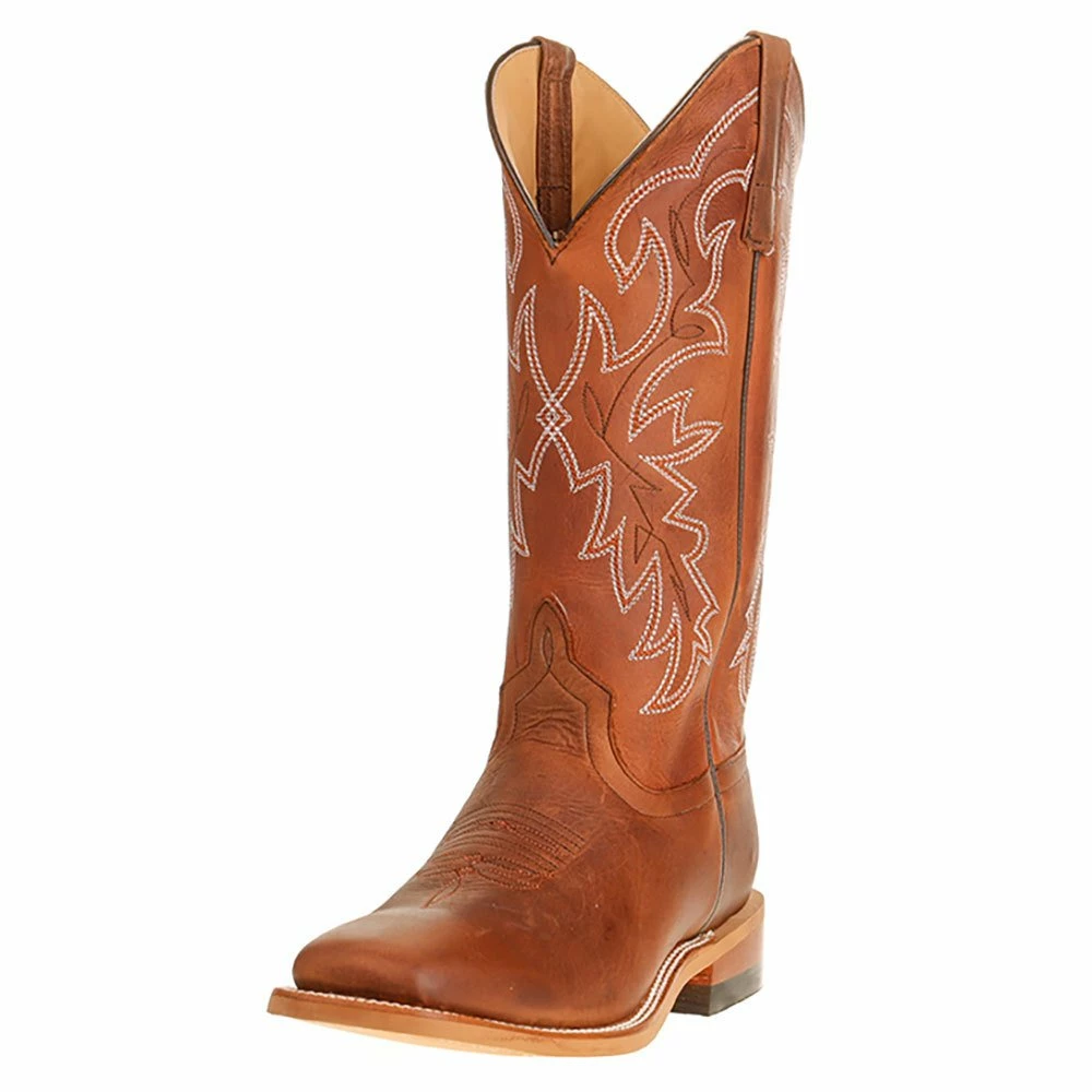 Horsepower Boots Men's Sugared Tang 13in. Sugared Brass Top Square Toe Cowboy Boots 3 Horsepower Boots Men's Sugared Tang 13in. Sugared Brass Top Square Toe Cowboy Boots
