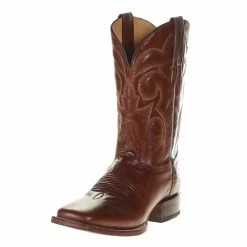 Men's Roper Cognac Vamp 11in. Cognac Top Square Toe Cowboy Boots