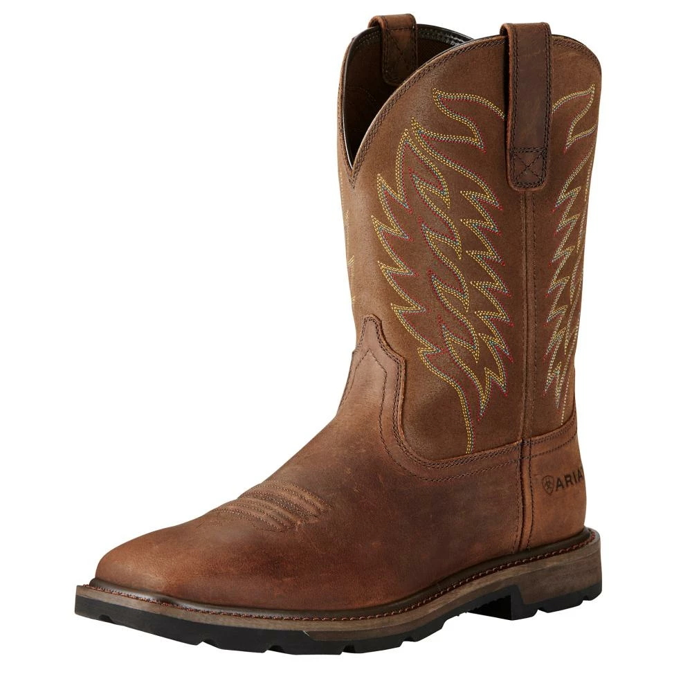 Ariat Men's Groundbreaker Wide Square Toe Work Boots 3 Ariat Men's Groundbreaker Wide Square Toe Work Boots