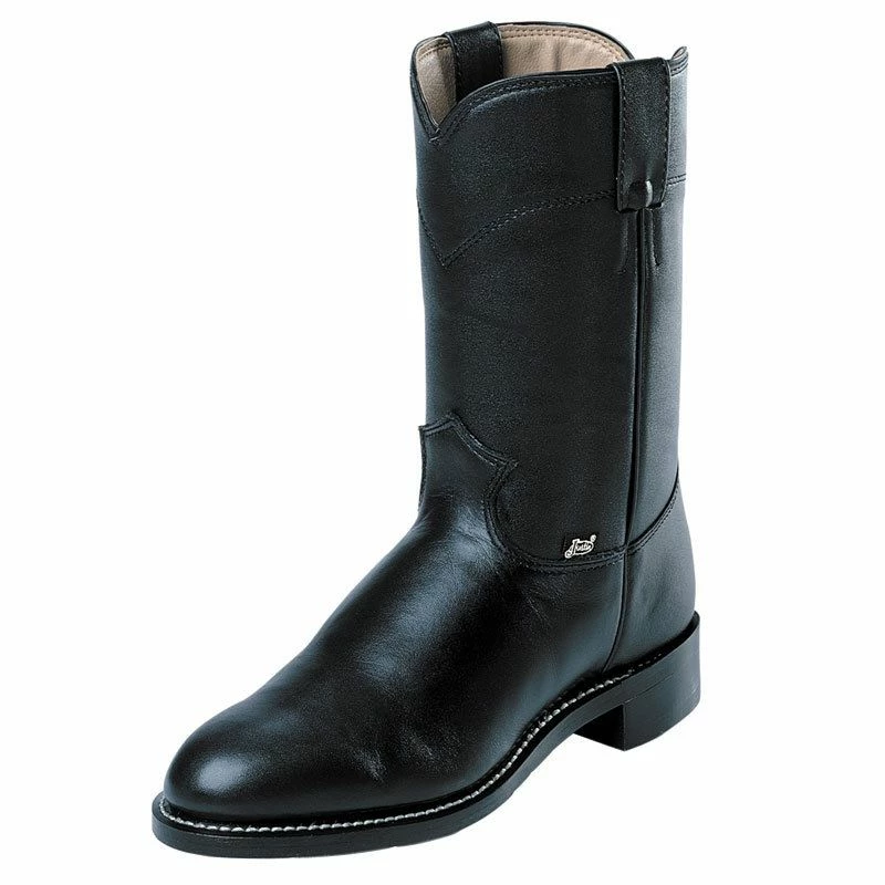Justin Boots Mens Temple Black Pull On Cowboy Boot 3 Justin Boots Mens Temple Black Pull On Cowboy Boot