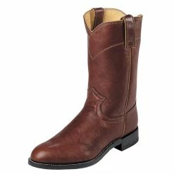 Justin Boots Men's Justin Chestnut Marbled Deerlite Tan Cowboy Boots