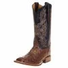 Tony Lama Men's Tony Lama Royston Kango Full Quill Ostrich 13in. Classic Black Top Cowboy Boots -Justin Boots Store 116668 default l