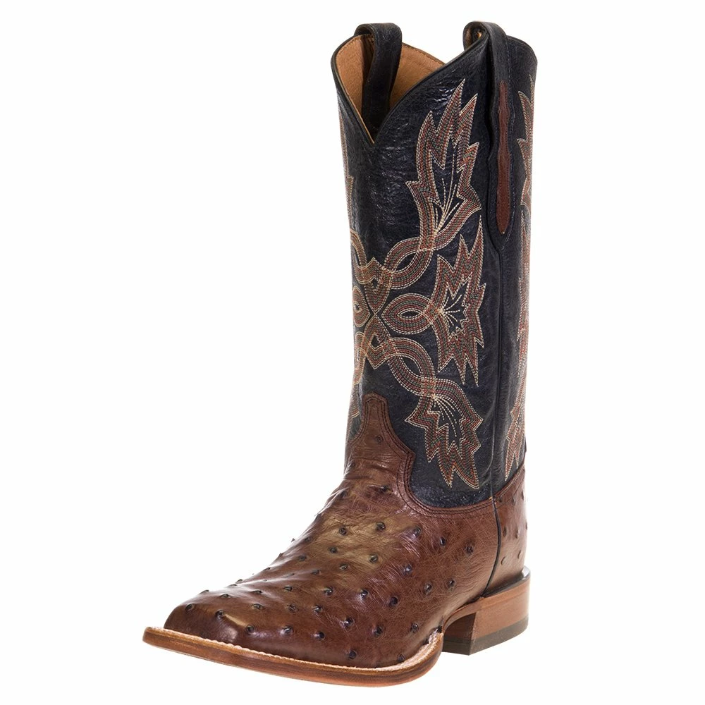 Tony Lama Men's Tony Lama Royston Kango Full Quill Ostrich 13in. Classic Black Top Cowboy Boots 3 Tony Lama Men's Tony Lama Royston Kango Full Quill Ostrich 13in. Classic Black Top Cowboy Boots
