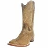 Men?s Tanner Mark Imitation Hornback Croc Antique Saddle With Mad Dog Honey Top Cowboy Boots -Justin Boots Store 122175 default l