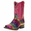 Roper Ali Rainbow Faux Caiman 8in. Shaft Cowgirl Boots -Justin Boots Store 122594 default l