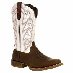 Durango Boots Womens Lady Rebel Pro 12` Trail Brown/White