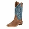 Justin Boot Company Women's Bent Rail Moore Arizona Mocha Cowgirl Boots