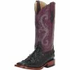 Ferrini Women's Black Hornback Caiman Print Cowgirl Boots 2 Ferrini Women's Black Hornback Caiman Print Cowgirl Boots -Justin Boots Store 12731 default l