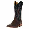 Men's Horsepower Distressed Bison 13in.Black Ranch Top Cowboy Boots -Justin Boots Store 129712 default l