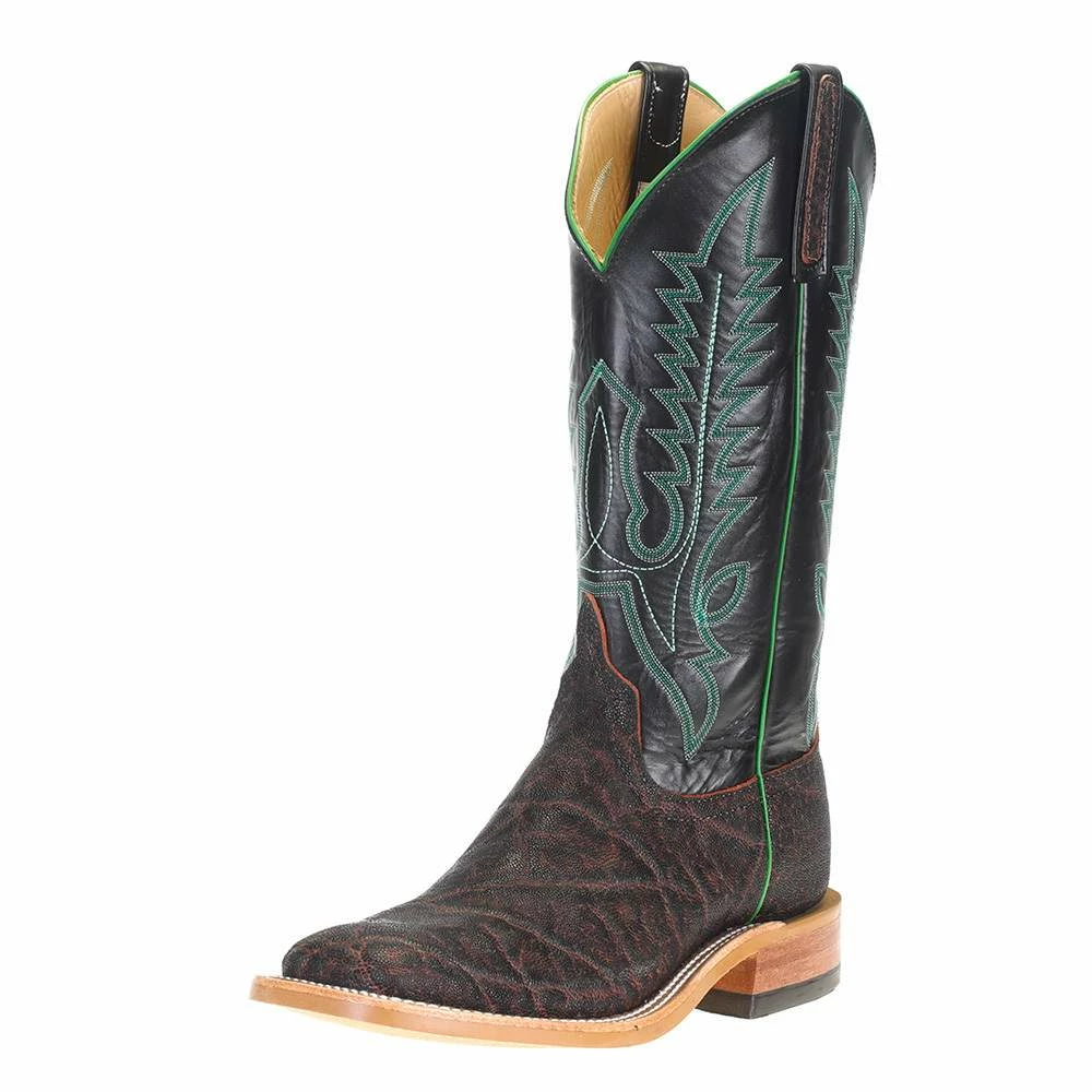 Anderson Bean Men's Bark Vintage Elephant 13in. Black Glove Top Square Toe Boots 3 Anderson Bean Men's Bark Vintage Elephant 13in. Black Glove Top Square Toe Boots