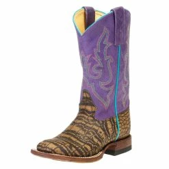 Macie Bean Boots Kids Co Vintage Caiman Print Purple Sinsation Top Cowgirl Boots -Justin Boots Store 133304 default l c56fd9ba ed1c 49ab b906 fcd42083fc28
