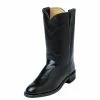 Women's Justin Black Kipskin Cowgirl Boots