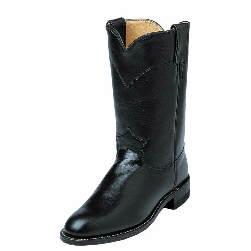 Women's Justin Black Kipskin Cowgirl Boots 3 Women's Justin Black Kipskin Cowgirl Boots