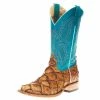 Macie Bean Women's Top Hand Antique Bass Turquoise Top Cowgirl Boots -Justin Boots Store 137427 default l