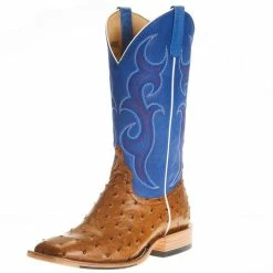 Horsepower Boots Men's Top Hand Antique Saddle Full Quill Ostrich 13in. Royal Sinsation Top