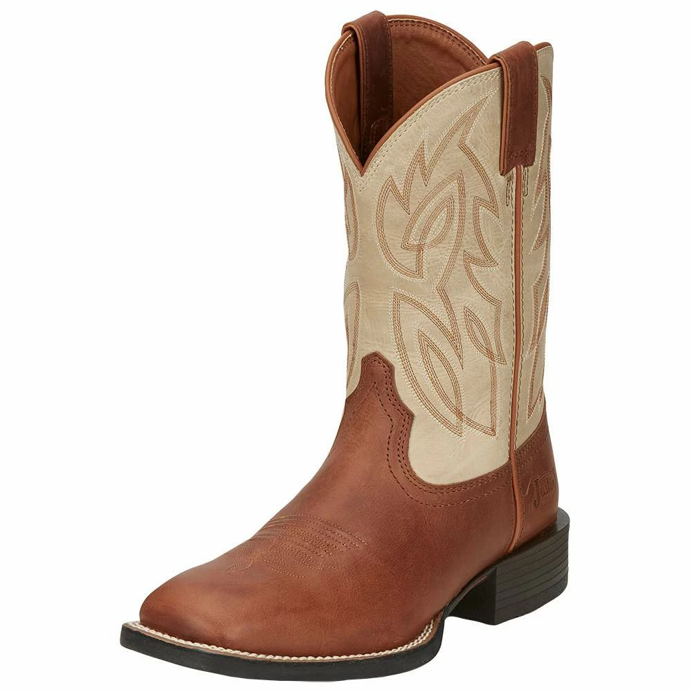 Justin Boots Men's Canter Whiskey 11in. Stampede Western Cowboy Boots 3 Justin Boots Men's Canter Whiskey 11in. Stampede Western Cowboy Boots
