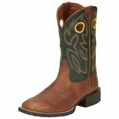 Justin Boots Men's Bowline Whiskey 11in. Stampede Western Cowboy Boots