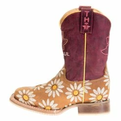 Tin Haul Footwear Kids Lil Blossom Bumblebee Sole 8in. Shaft Cowgirl Boots -Justin Boots Store 14 018 0077 0803 21