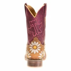 Tin Haul Footwear Youth Lil Blossom Bumblebee Sole 10` Shaft Cowgirl Boots -Justin Boots Store 14 018 0077 0803 31