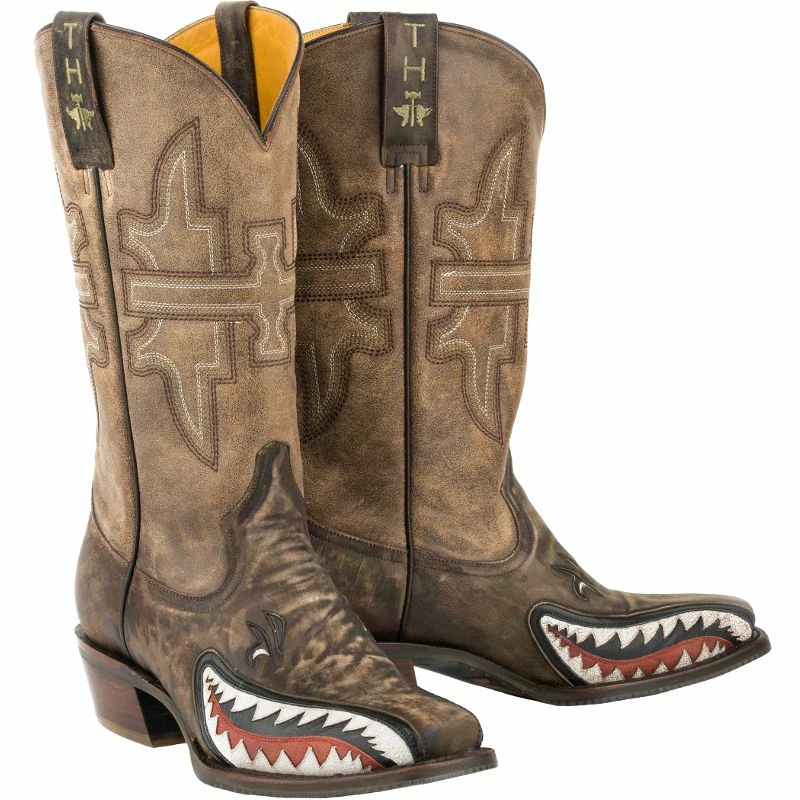 Tin Haul Footwear Men's Sharky Cowboy Boots 4 Tin Haul Footwear Men's Sharky Cowboy Boots - Image 2