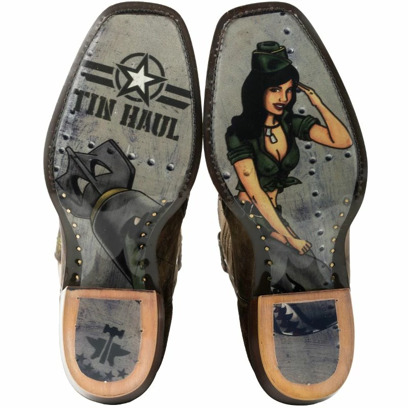 Tin Haul Footwear Men's Sharky Cowboy Boots 5 Tin Haul Footwear Men's Sharky Cowboy Boots - Image 3