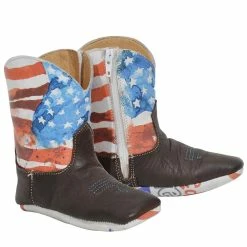 Tin Haul Footwear Infant American Mini Cowboy Boots -Justin Boots Store 1401600071680 3