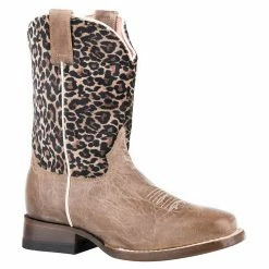 Roper Youth Cheetah Cowgirl Boots