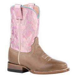 Roper Footwear Roper Kids Pink Looking Glass Cowgirl Boots