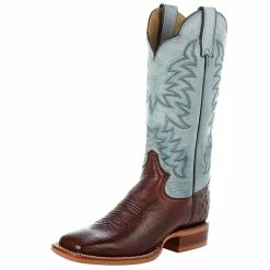 Justin Boots Women's Antique Brown Smooth Ostrich Cowgirl Boot