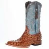 Tanner Mark Boots Men's Rustic Cognac FQ Ostrich Print 12in. Mt Blue Top Square Toe Boot 2 Tanner Mark Boots Men's Rustic Cognac FQ Ostrich Print 12in. Mt Blue Top Square Toe Boot -Justin Boots Store 144257 default l