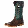 Durango Boots Men's Rebel Pro Safari Elephant 12in. Tidal Teal Top Square Toe Boot -Justin Boots Store 144258 default l