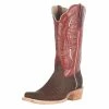 R Watson Boots Men's R Watson Mocha Sueded Gator 13in. Indian Orange Boots 1 R Watson Boots Men's R Watson Mocha Sueded Gator 13in. Indian Orange Boots -Justin Boots Store 144453 default l