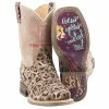 Tin Haul Footwear Kids Cheetah Patchwork Cowgirl Boots -Justin Boots Store 146147 default l