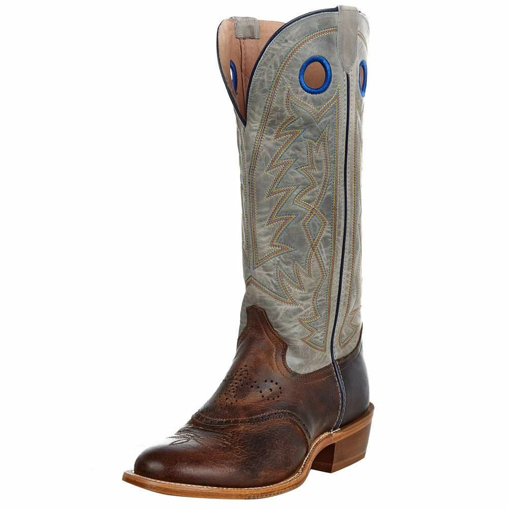 Tony Lama Men's Stout Brown Henley 15in. Buckaroo Cowboy Boots 3 Tony Lama Men's Stout Brown Henley 15in. Buckaroo Cowboy Boots