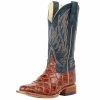 Horsepower Boots Kid's Cognac Filet Of Fish Seas Turquoise Top Cowboy Boots -Justin Boots Store 148896 default l